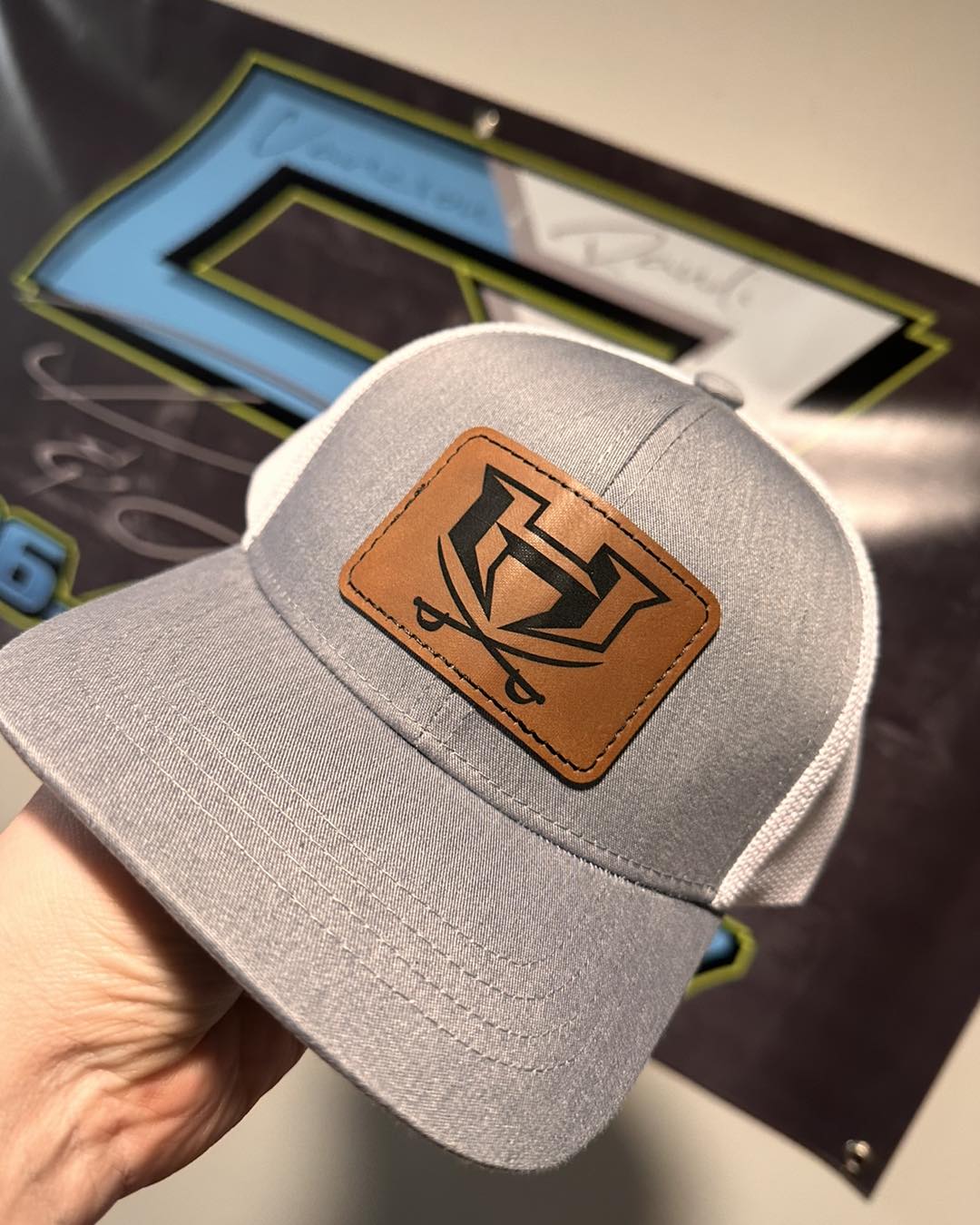 Habersham Raiders Leather Patch Hat