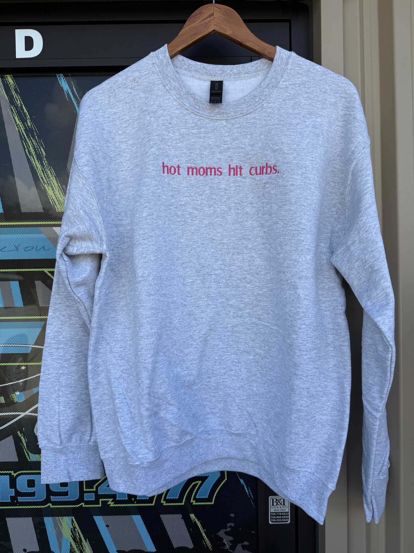 hot moms hit curbs sweatshirt