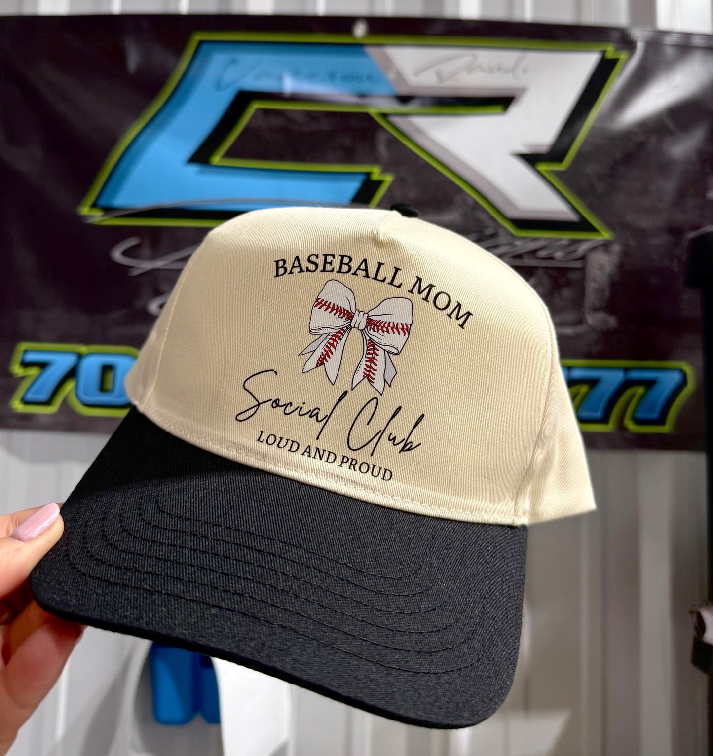 Baseball Mom Social Club Hat