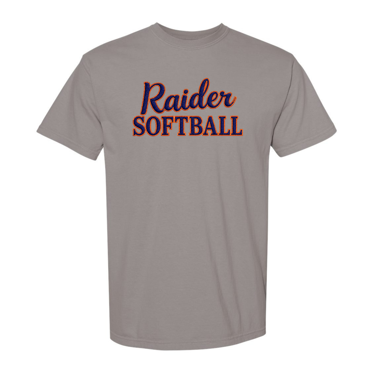 Faux Embroidery Raider Softball