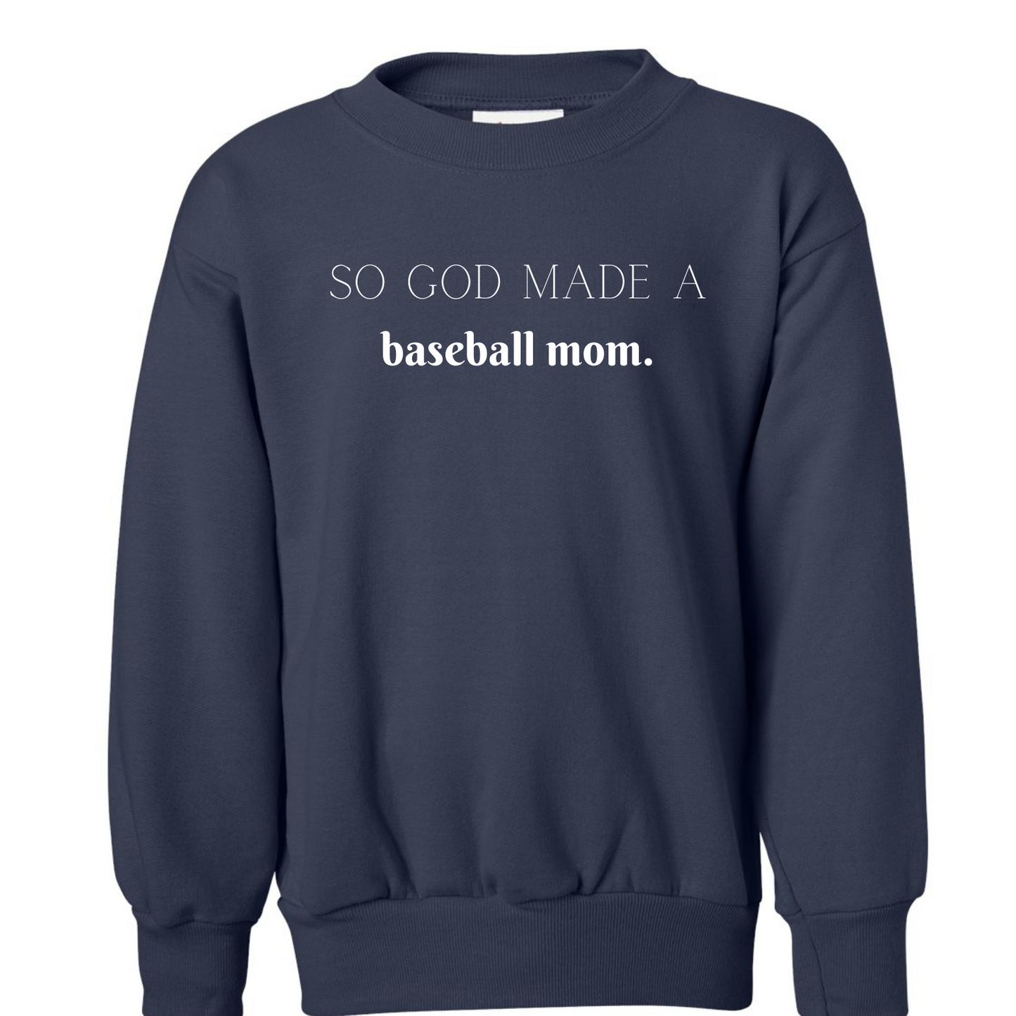 So God made a baseball mom