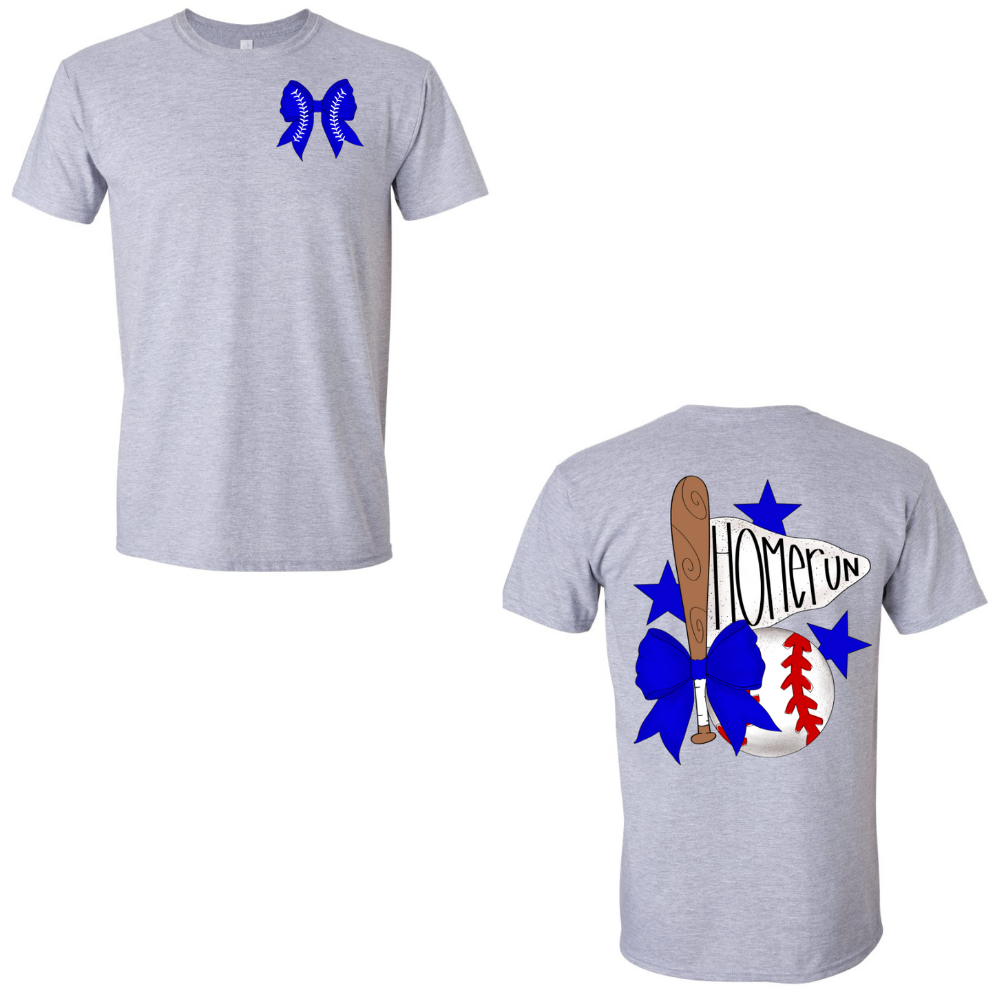 Softball  & Baseball bow tee