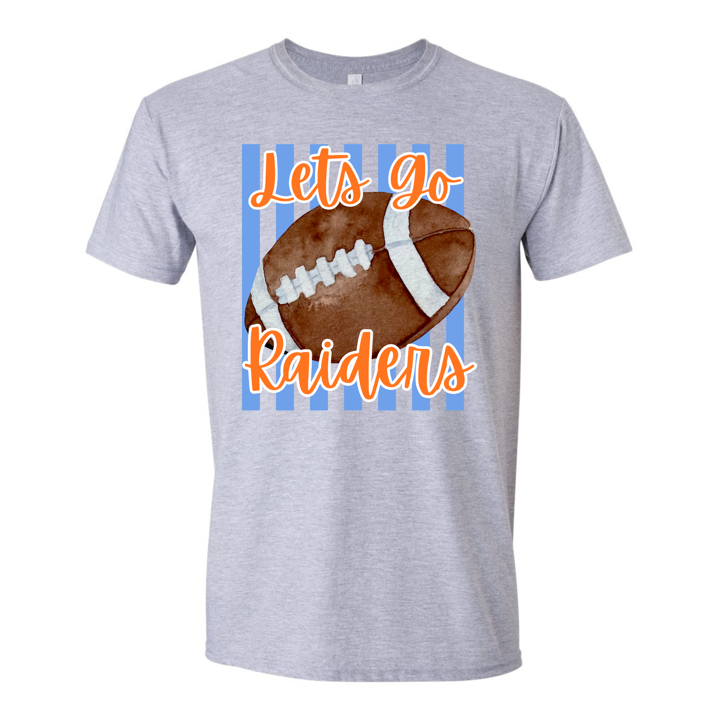 Lets go Raiders Football Tee