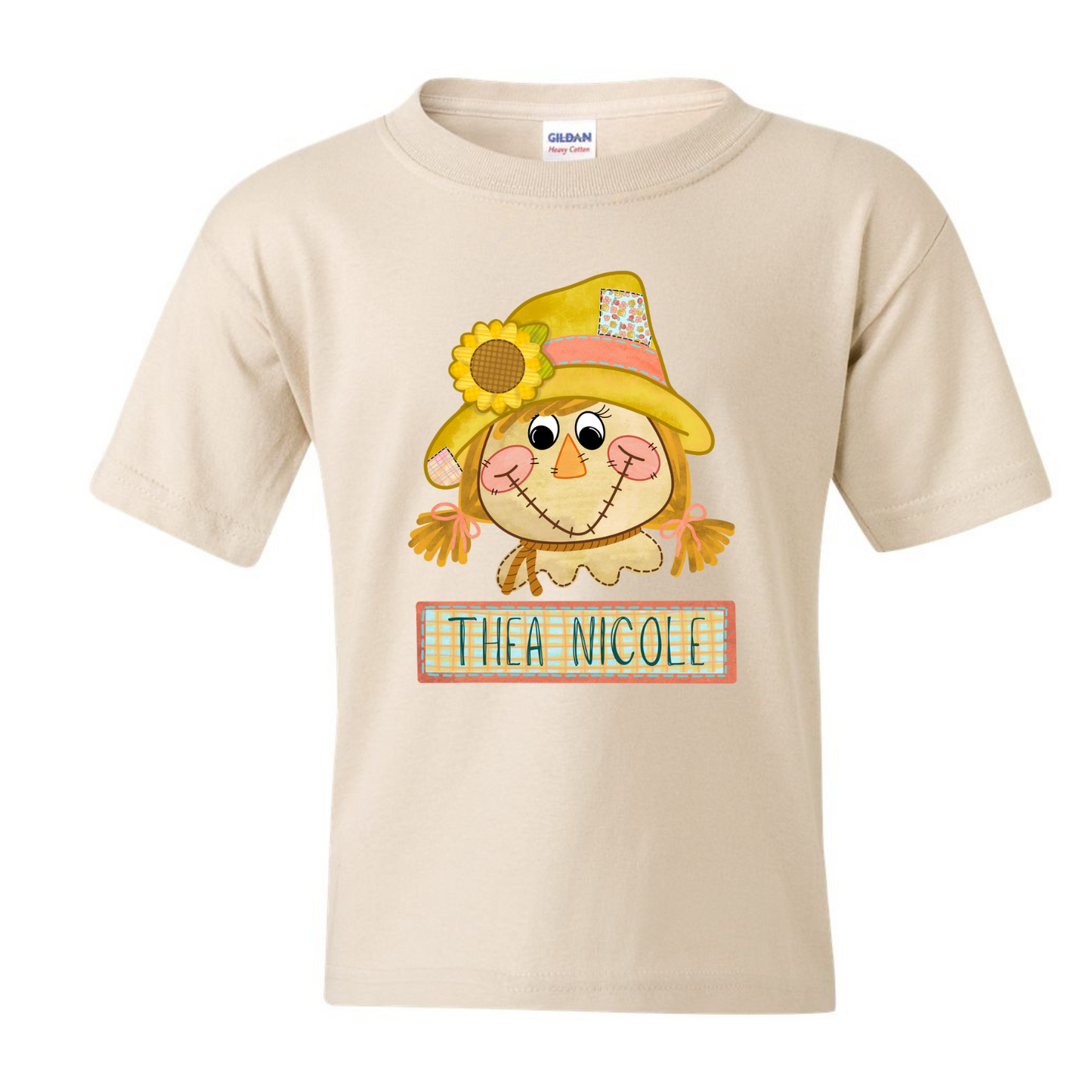 Girls Scarecrow Tee with name