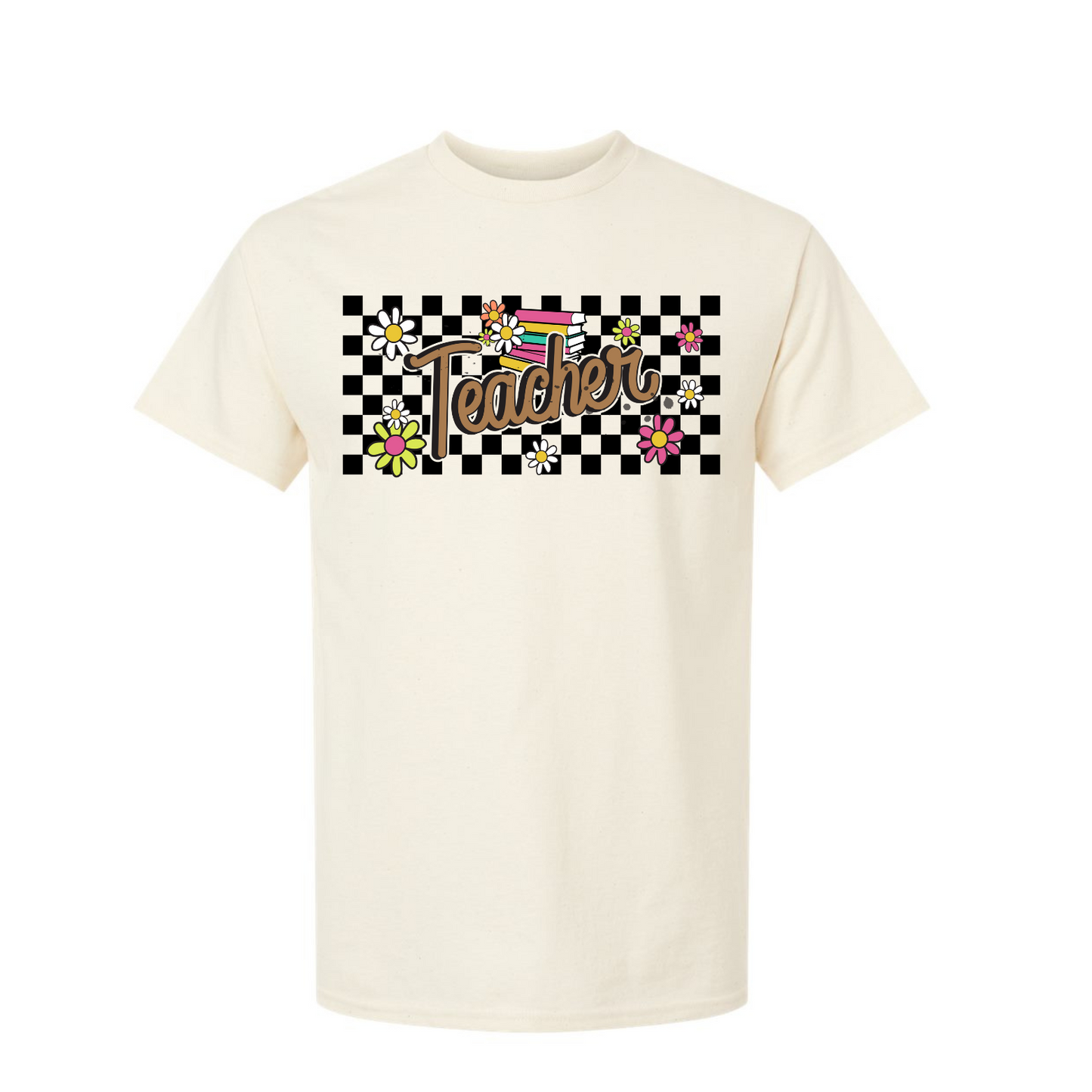 Teacher retro flowers