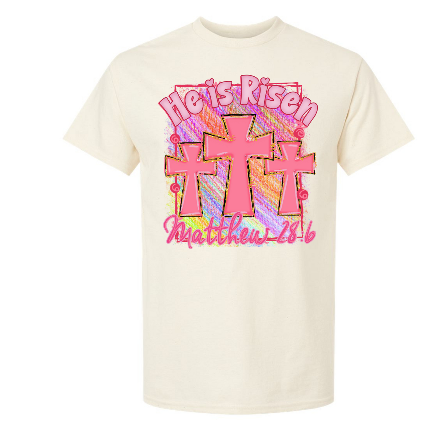 He Is Risen -colorful