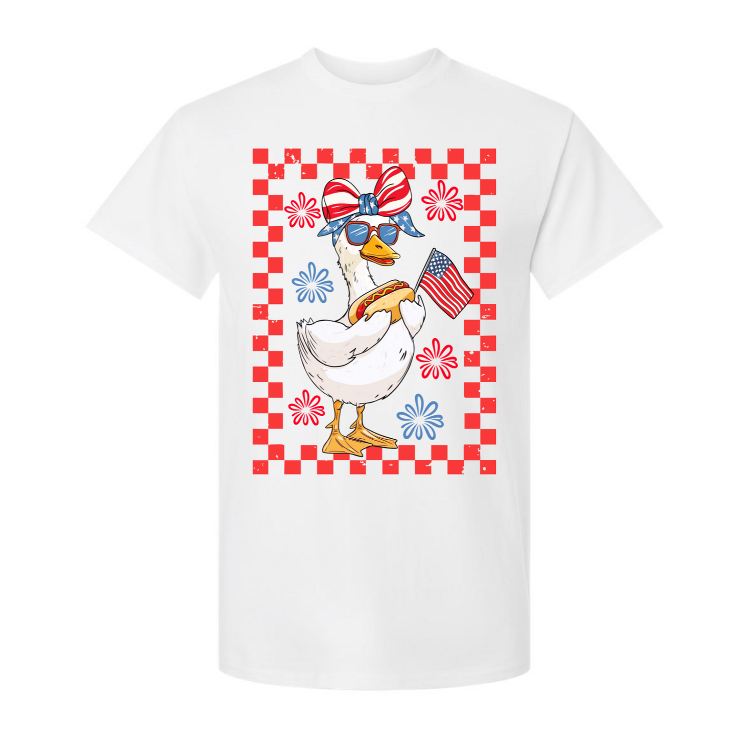 4TH OF JULY GOOSE TEE