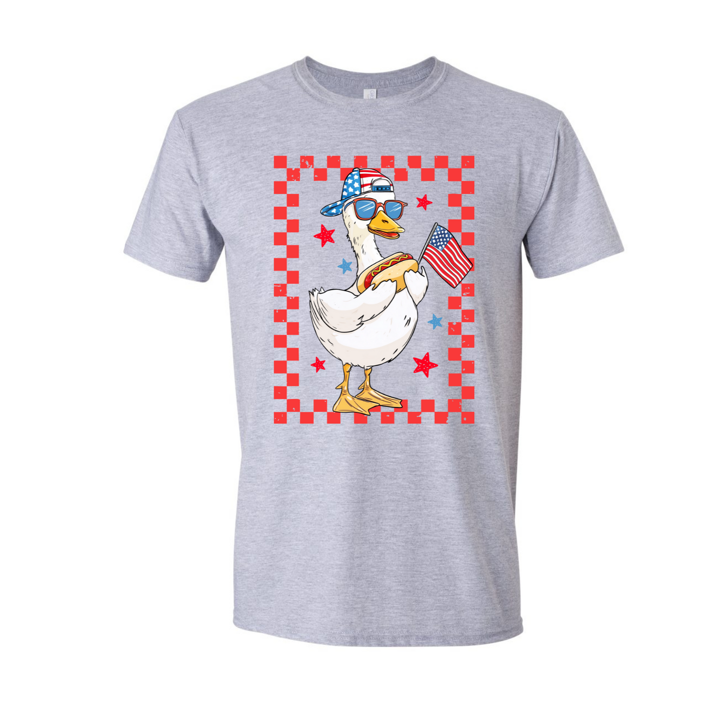 4TH OF JULY GOOSE TEE