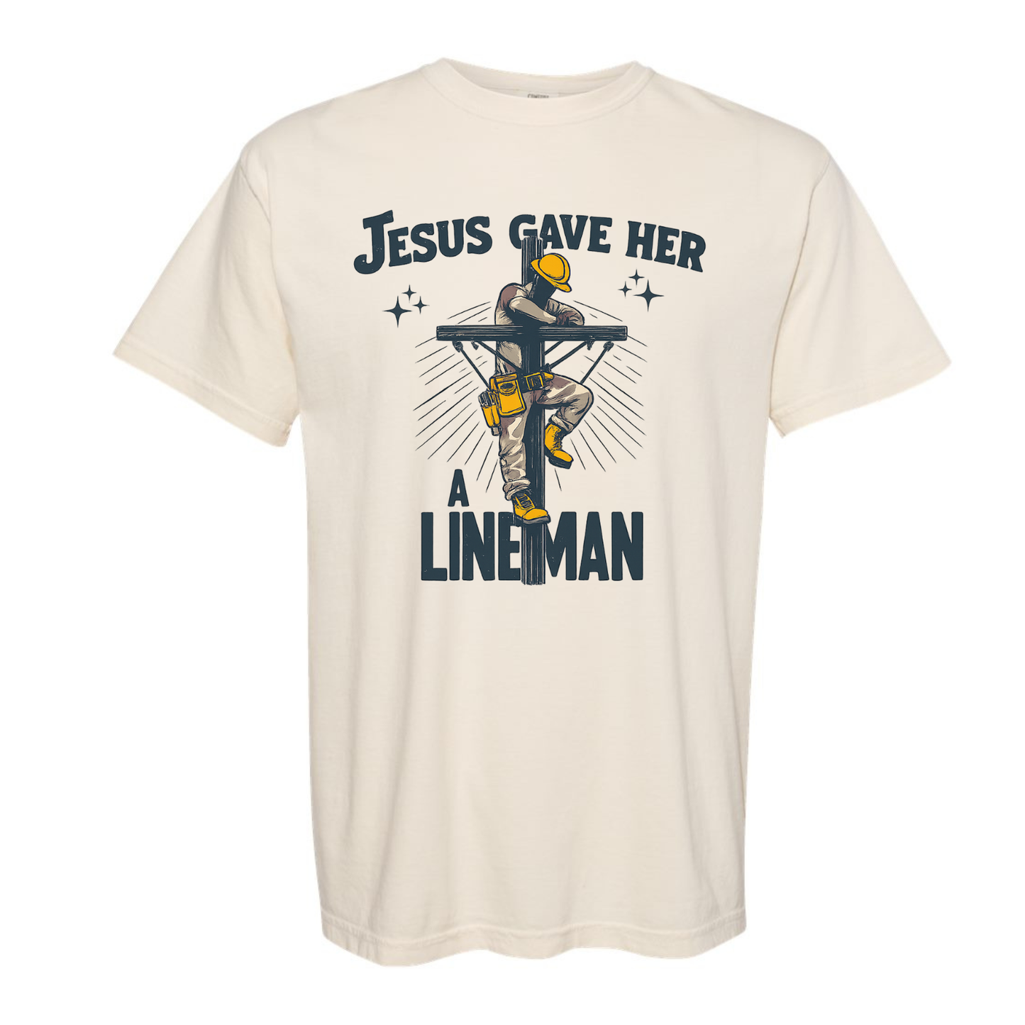 Jesus Gave Her A Lineman Tee