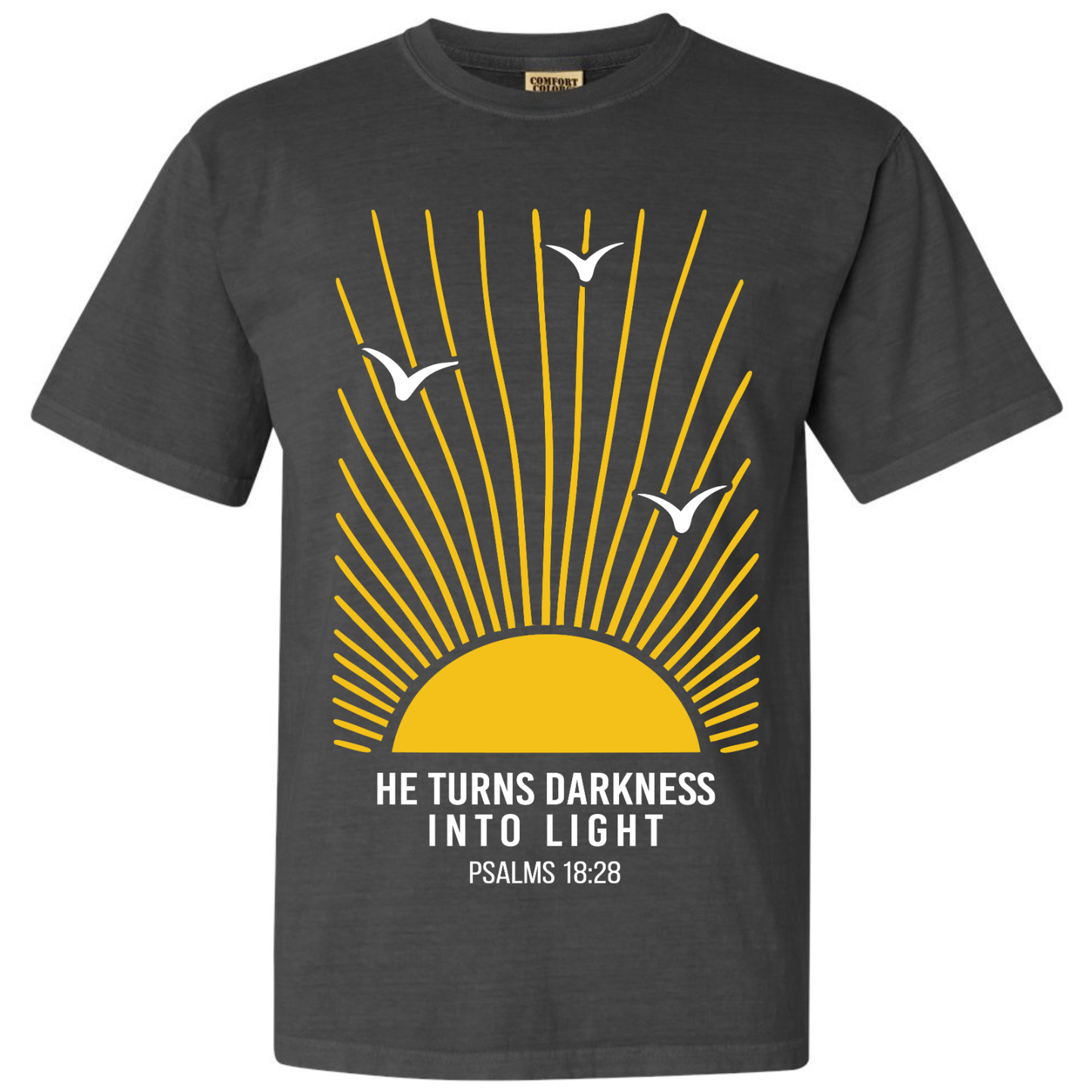 He turns darkness into light
