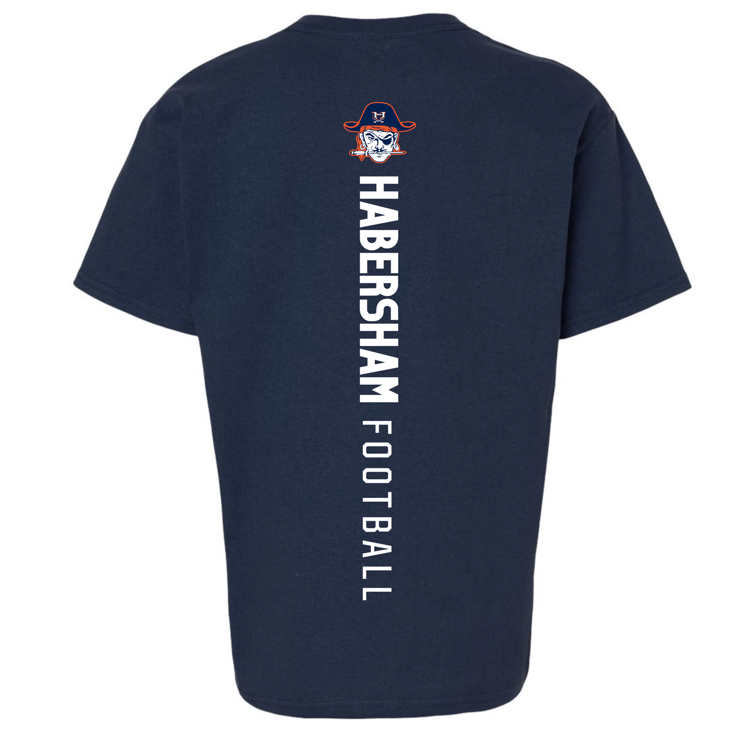 Habersham Football Spine Tee