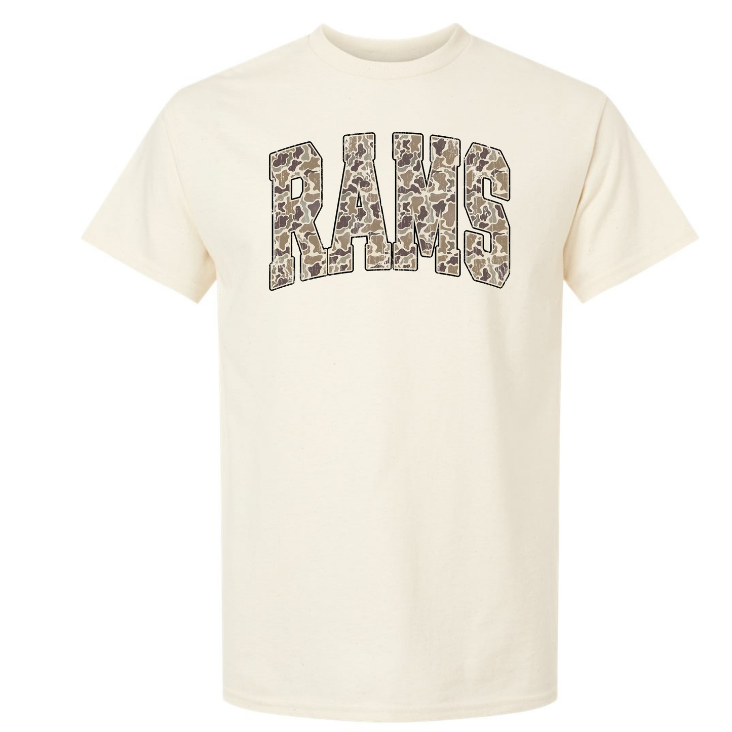 Rams Collage Camo Tee