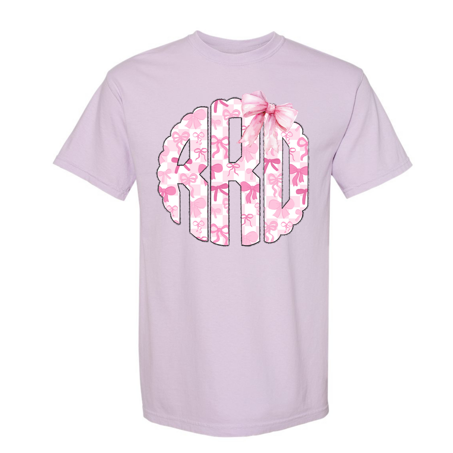 Bow Circle Monogram