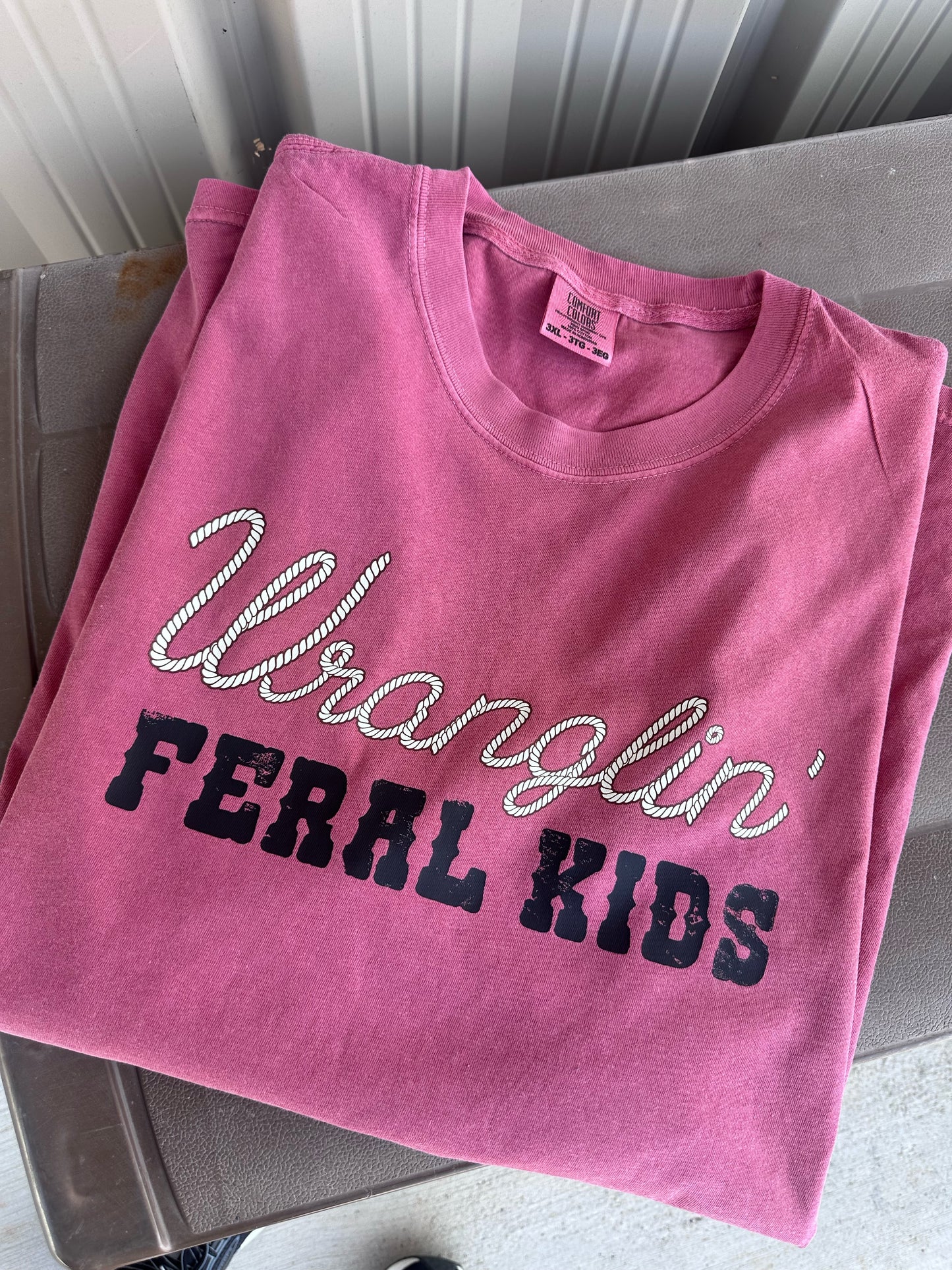 Wranglin' Feral Kids Tee