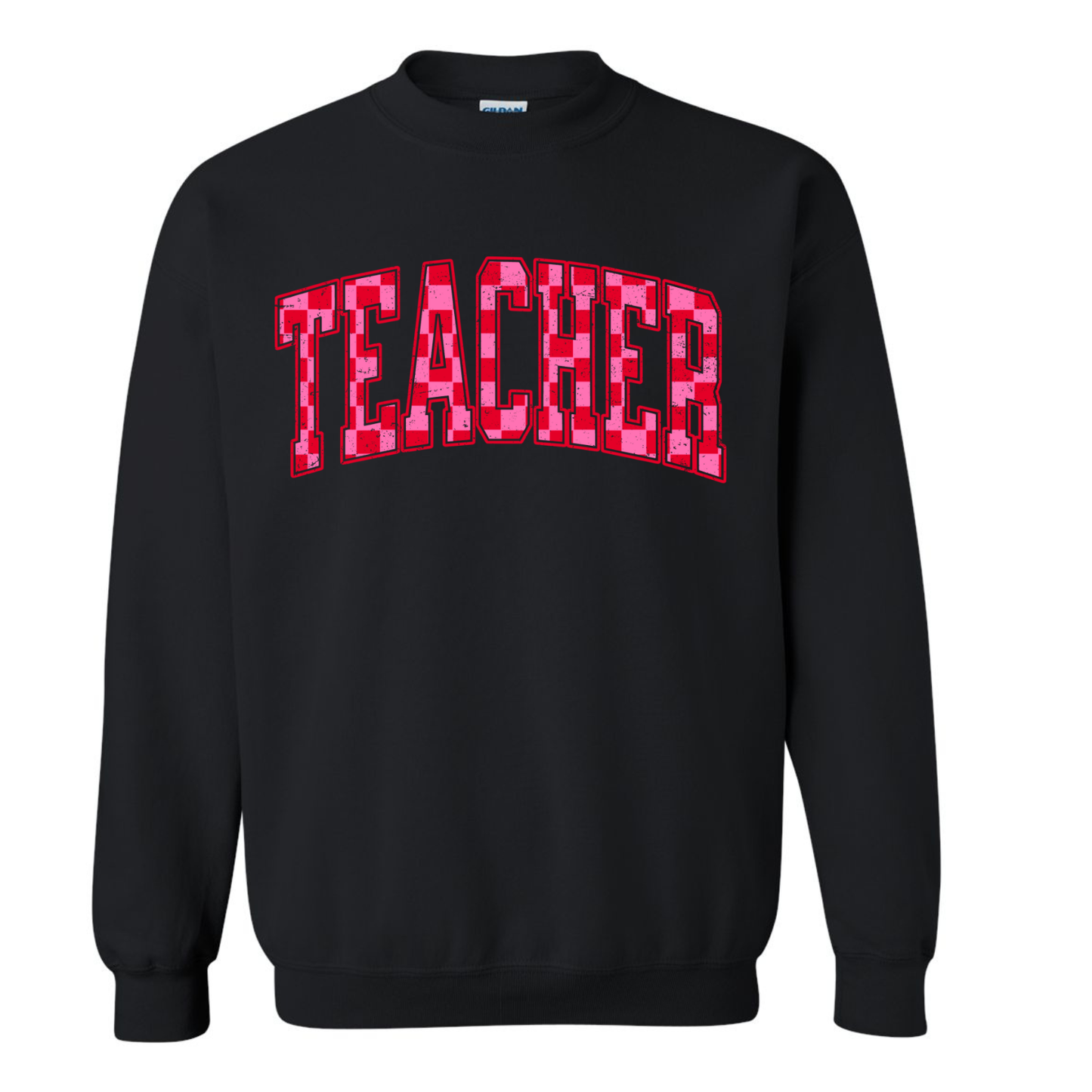 Teacher Pink Checkered print