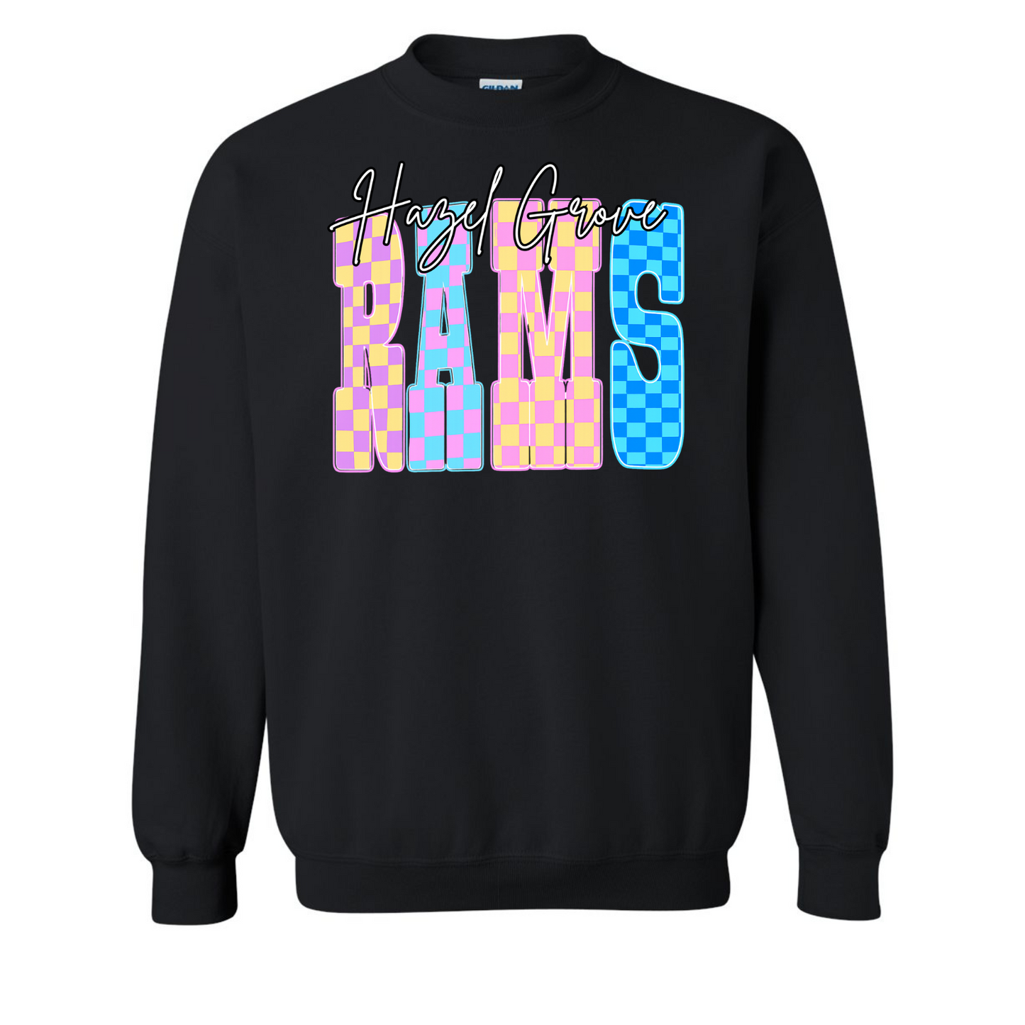 Hazel Grove Rams Checkered print