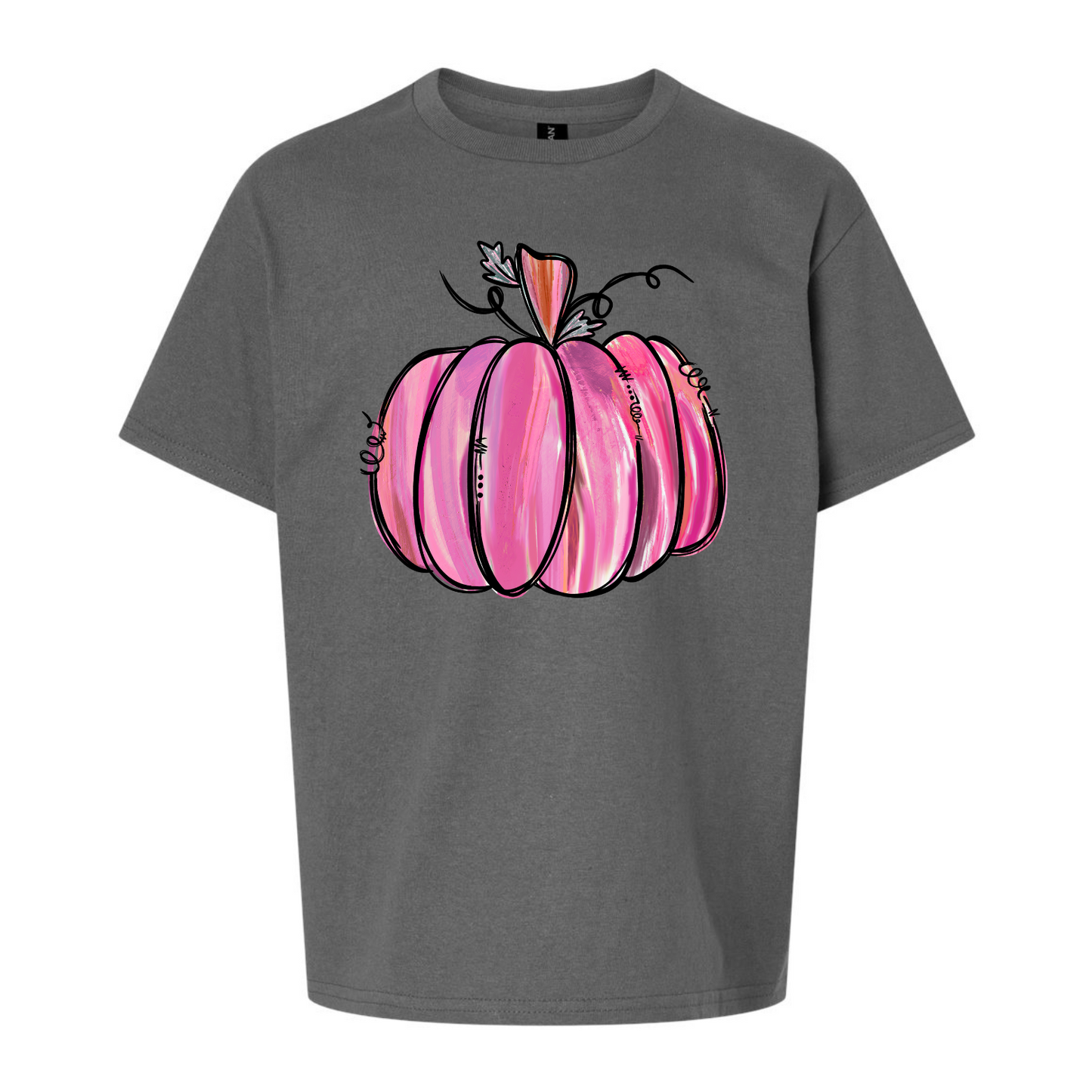 Watercolor pumpkin tee