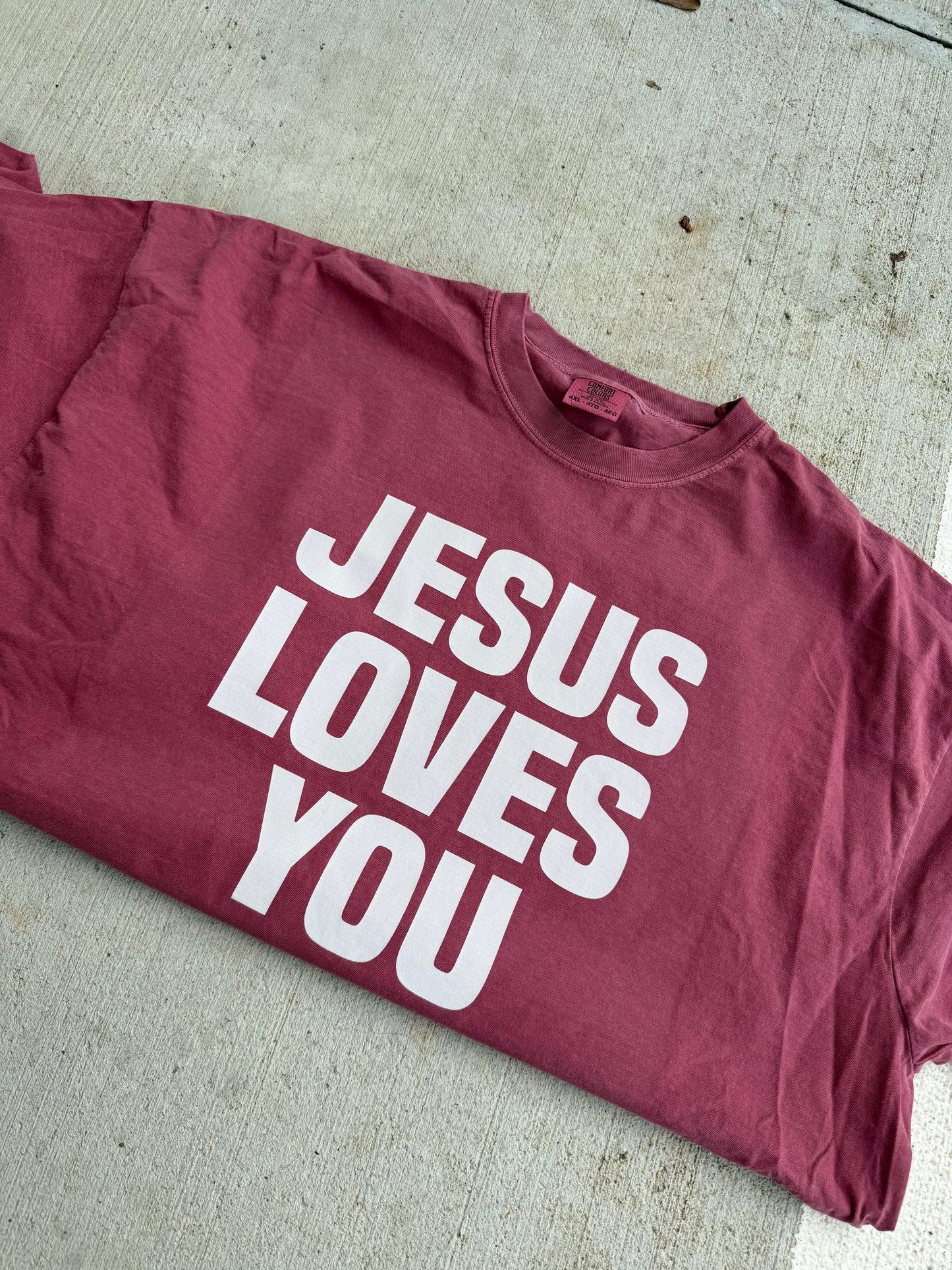 Jesus loves you (comfort colors)