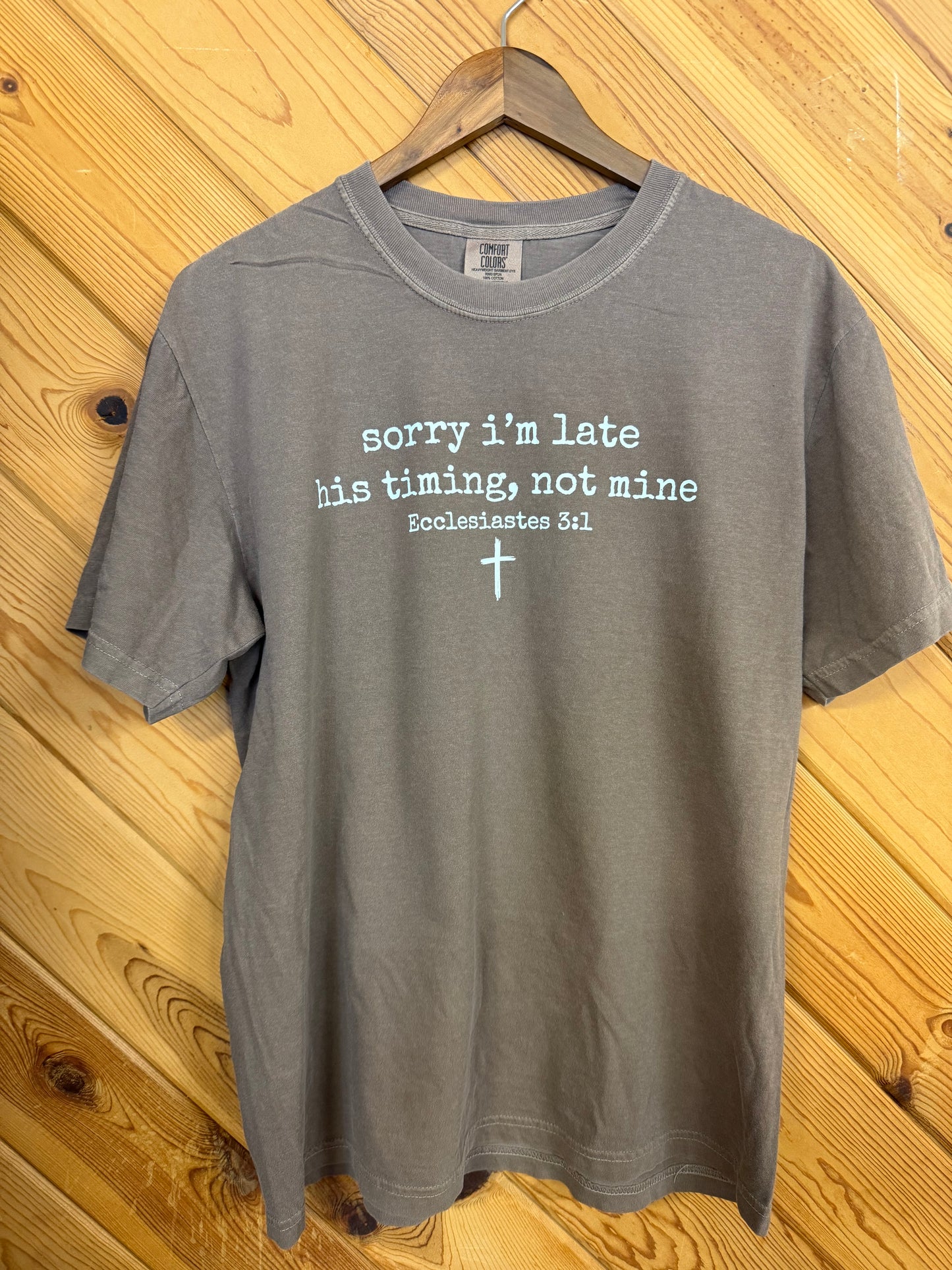 sorry I'm late Tee