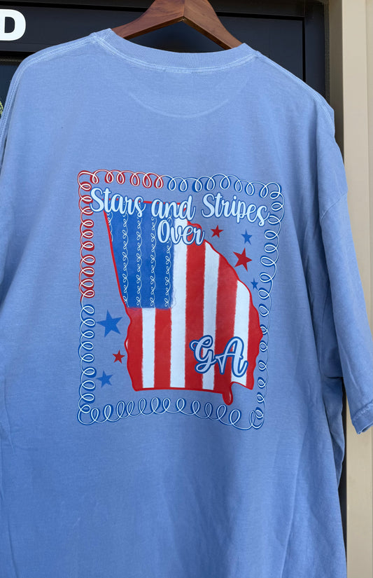 Stars and Stripes Over Georgia