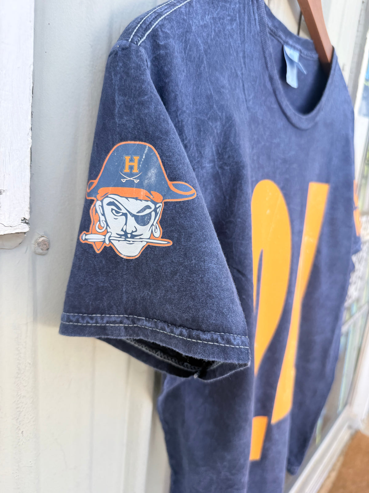 Acid Washed Custom Number Tee