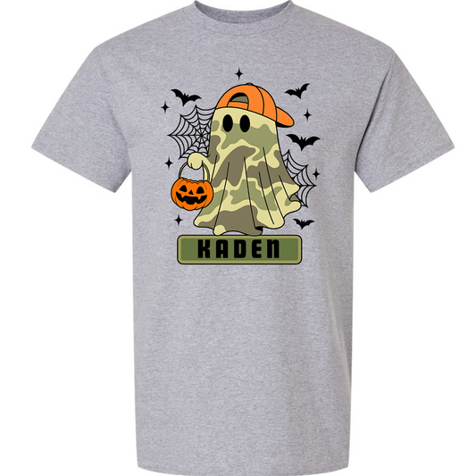 Personalized Halloween Rad Ghost Tee
