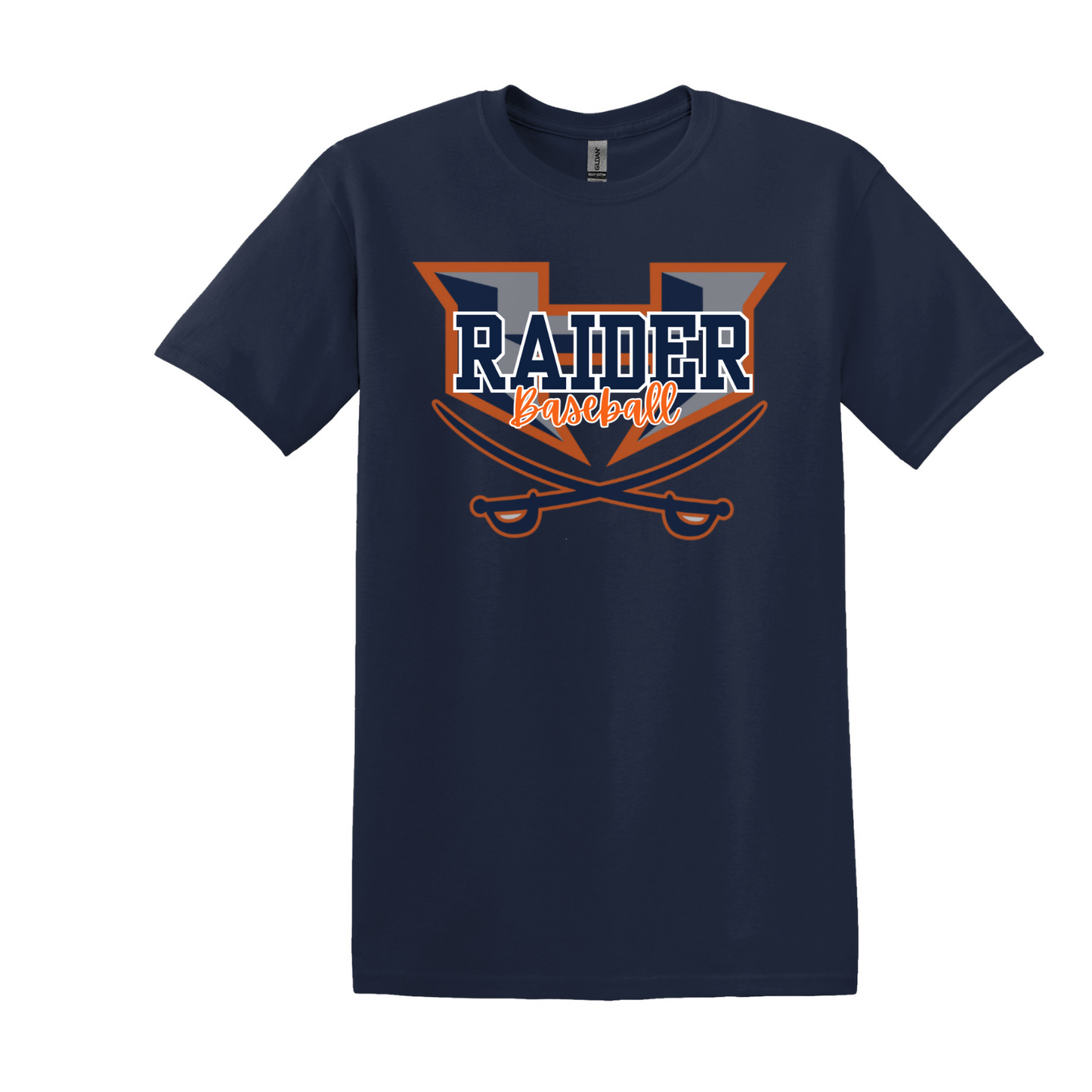 Raider Baseball with logo