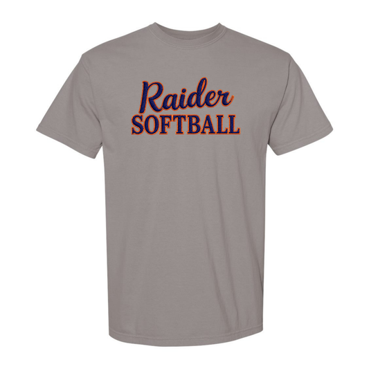Faux Embroidery Raider Softball