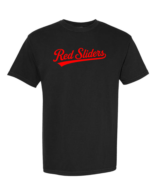 Red Sliders Swoosh Comfort Colors