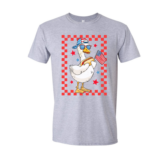 4TH OF JULY GOOSE TEE