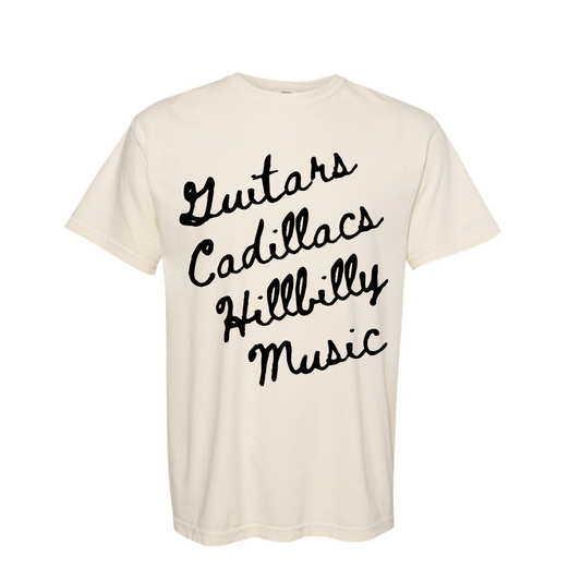 Guitars, Cadillacs, Hillbilly Music Tee