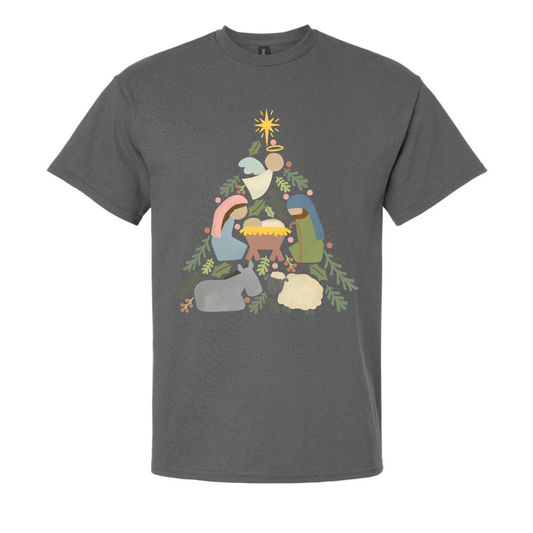 Nativity Christmas Tree