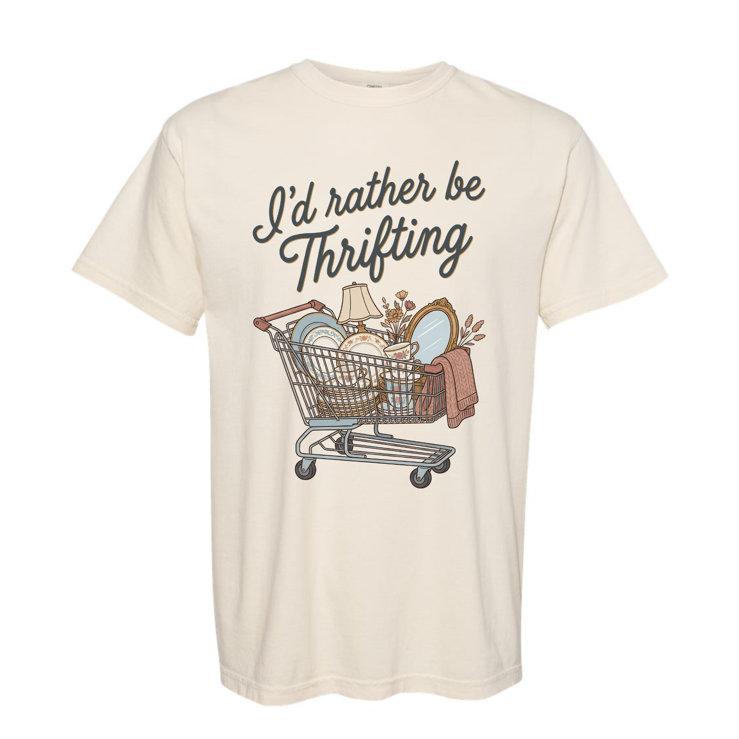 I'd rather be thrifting tee