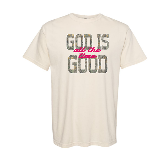 God is good Camo Tee