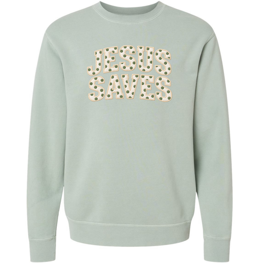 Jesus Saves Polkadots Sweatshirt