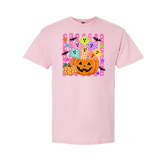 Colorful Pumpkin Ghost