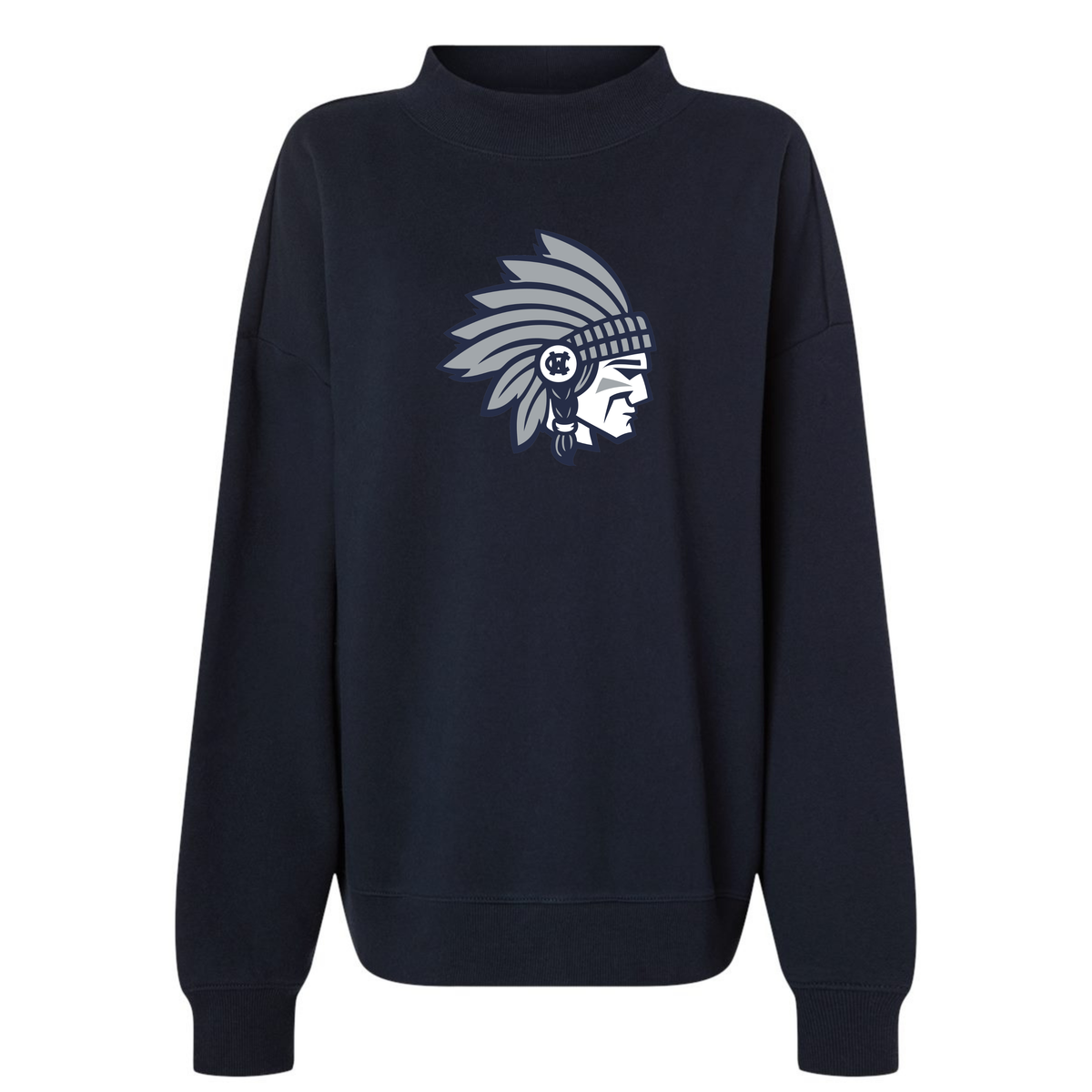 Custom Mock Neck Sweatshirt