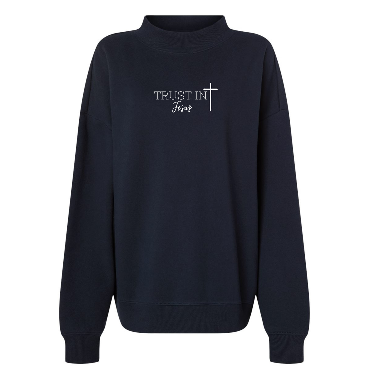 Custom Mock Neck Sweatshirt