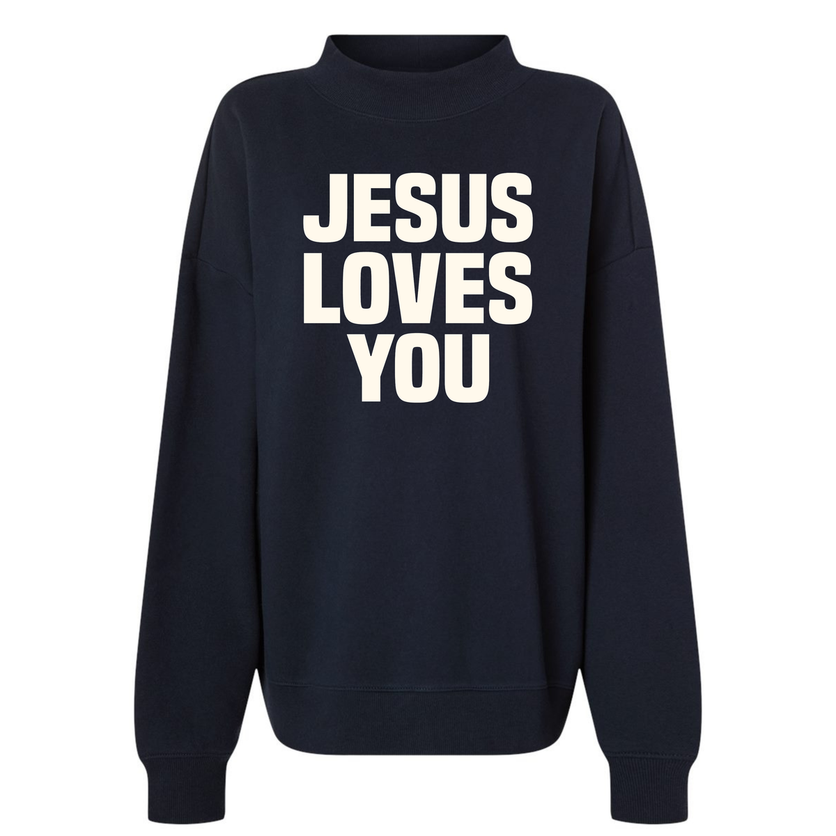 Custom Mock Neck Sweatshirt