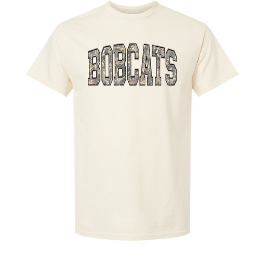 Camo Bobcats Tee