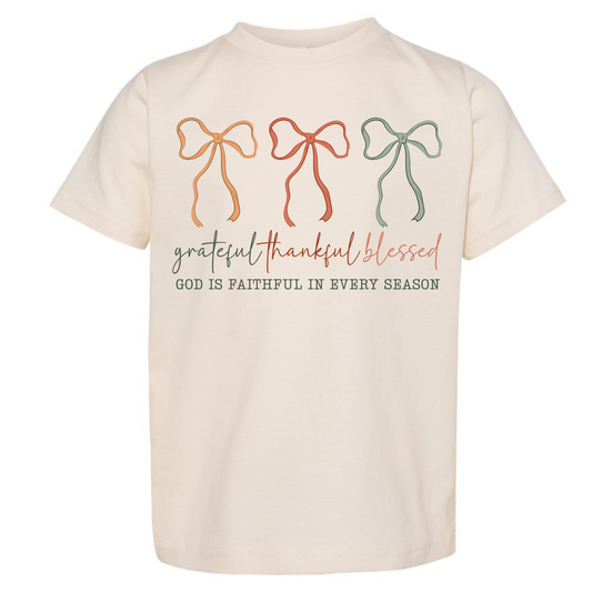 Grateful, Thankful, Blessed