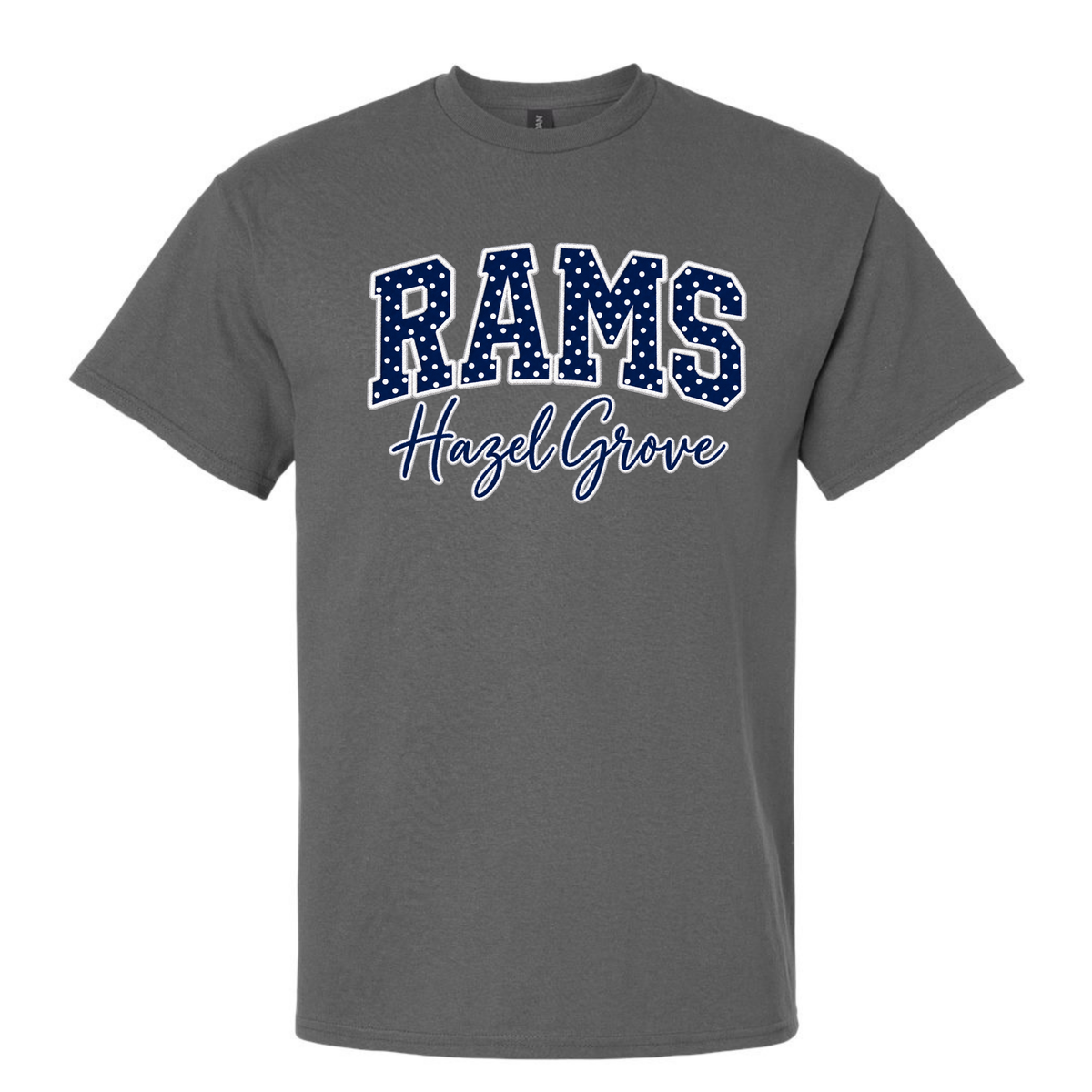 Faux Embroidery Hazel Grove Rams Polkadots